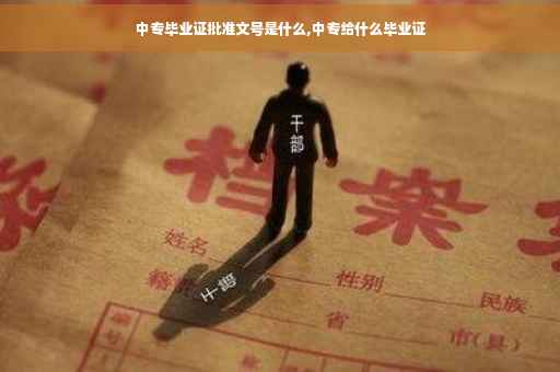 中专毕业证批准文号是什么,中专给什么毕业证