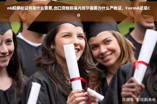 nk船级社证书是什么意思,出口货物到塞内加尔需要办什么产地证，FormA还是CO