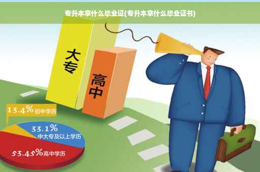 专升本拿什么毕业证(专升本拿什么毕业证书)