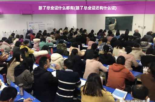 除了毕业证什么都有(除了毕业证还有什么证)