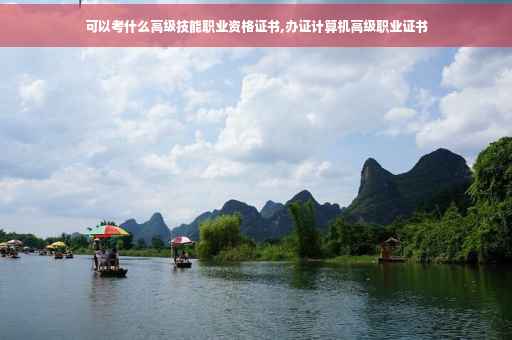 可以考什么高级技能职业资格证书,办证计算机高级职业证书
