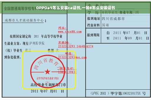 OPPOa9怎么安装ca证书,一加8怎么安装证书