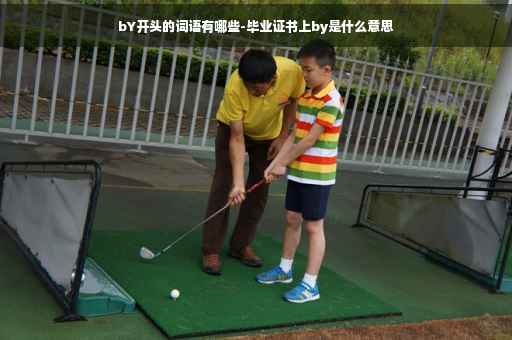 bY开头的词语有哪些-毕业证书上by是什么意思