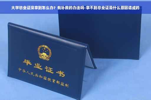 大学毕业证没拿到怎么办？有补救的办法吗-拿不到毕业证是什么原因造成的