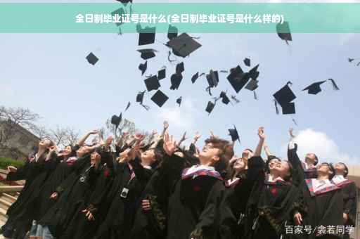 全日制毕业证号是什么(全日制毕业证号是什么样的)