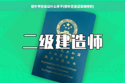 初中学毕业证什么样子(初中毕业证是啥样的)