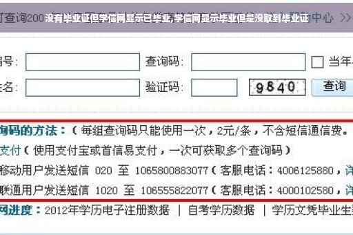 没有毕业证但学信网显示已毕业,学信网显示毕业但是没取到毕业证