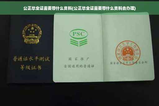 公正毕业证需要带什么资料(公正毕业证需要带什么资料去办理)