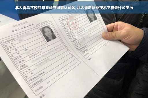 北大青鸟学校的毕业证书国家认可么,北大青鸟职业技术学校是什么学历
