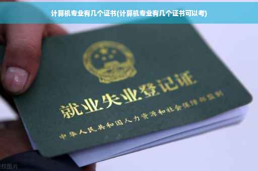 计算机专业有几个证书(计算机专业有几个证书可以考)