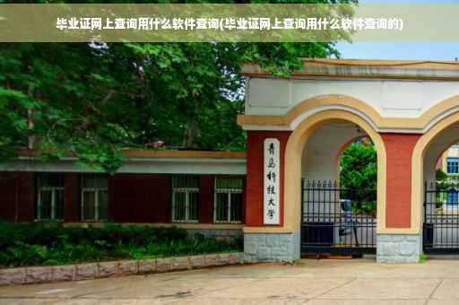 毕业证网上查询用什么软件查询(毕业证网上查询用什么软件查询的)