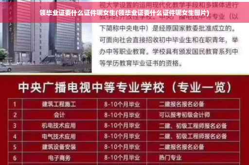 领毕业证要什么证件呢女生(领毕业证要什么证件呢女生图片)
