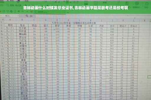 吉林动画什么时候发毕业证书,吉林动画学院是联考还是校考啊