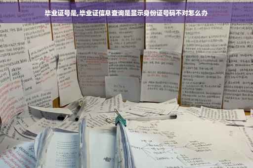 毕业证号是,毕业证信息查询是显示身份证号码不对怎么办