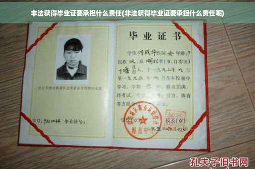 非法获得毕业证要承担什么责任(非法获得毕业证要承担什么责任呢)