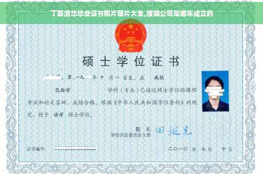 丁磊清华毕业证书照片图片大全,搜狐公司是哪年成立的