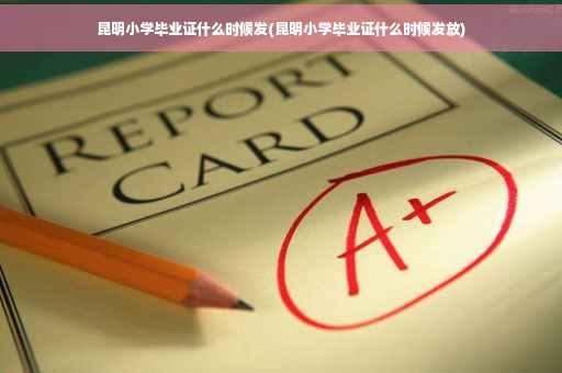 昆明小学毕业证什么时候发(昆明小学毕业证什么时候发放)
