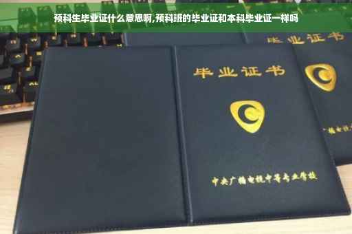 预科生毕业证什么意思啊,预科班的毕业证和本科毕业证一样吗