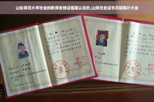 山东师范大学毕业的教师资格证哪里认定的,山师毕业证书开箱图片大全