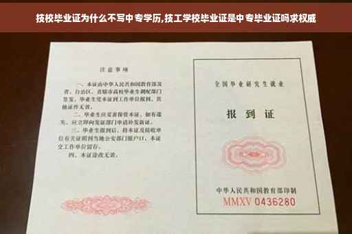 技校毕业证为什么不写中专学历,技工学校毕业证是中专毕业证吗求权威