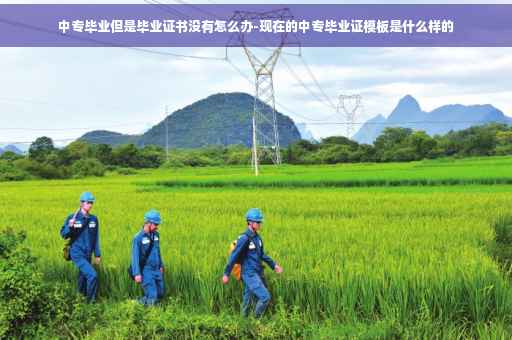 中专毕业但是毕业证书没有怎么办-现在的中专毕业证模板是什么样的