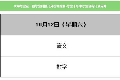 大学毕业证一般毕业时候几月份才给发-毕业十年拿毕业证有什么用处