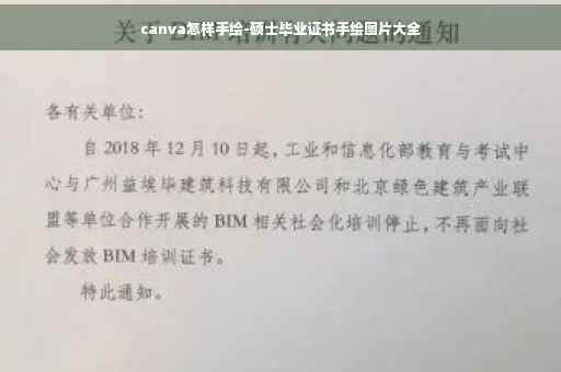 canva怎样手绘-硕士毕业证书手绘图片大全