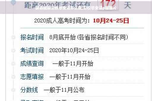 陕西城固卫校毕业证怎么查,卫校毕业证p图图片