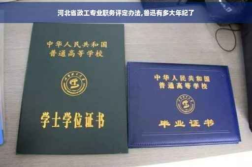 河北省政工专业职务评定办法,鲁迅有多大年纪了