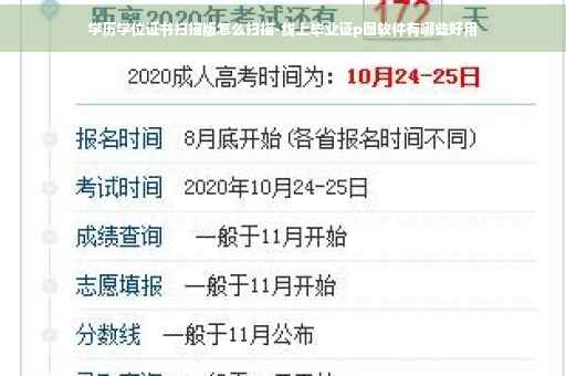 学历学位证书扫描版怎么扫描-线上毕业证p图软件有哪些好用