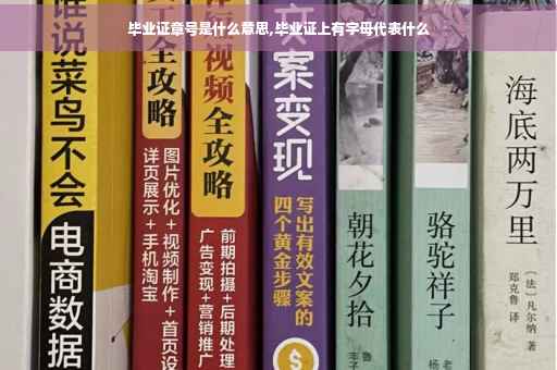 毕业证章号是什么意思,毕业证上有字母代表什么