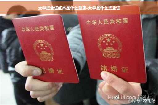 大学毕业证红本是什么意思-大学是什么毕业证