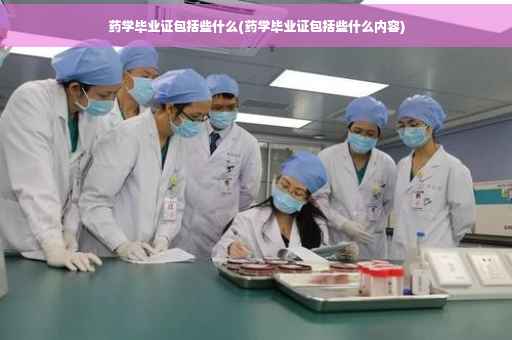 药学毕业证包括些什么(药学毕业证包括些什么内容)