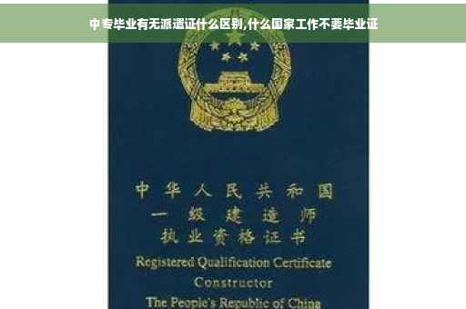中专毕业有无派遣证什么区别,什么国家工作不要毕业证