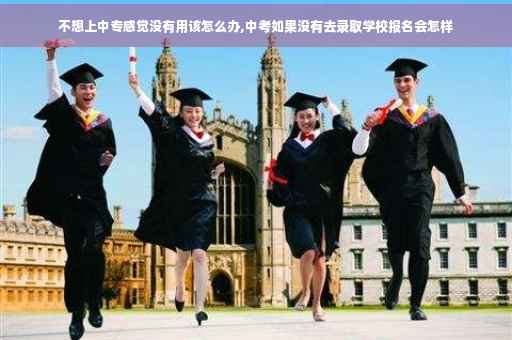 不想上中专感觉没有用该怎么办,中考如果没有去录取学校报名会怎样
