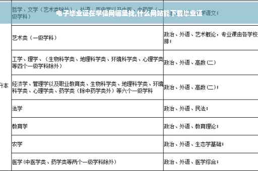 电子毕业证在学信网哪里找,什么网站能下载毕业证