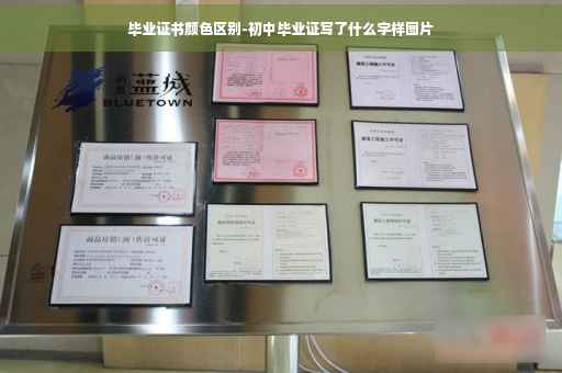 毕业证书颜色区别-初中毕业证写了什么字样图片
