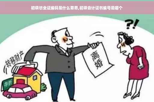 初级毕业证编码是什么意思,初级会计证书编号是哪个