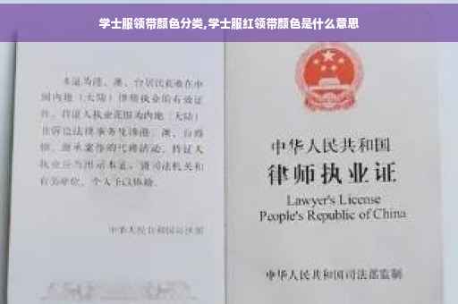 学士服领带颜色分类,学士服红领带颜色是什么意思