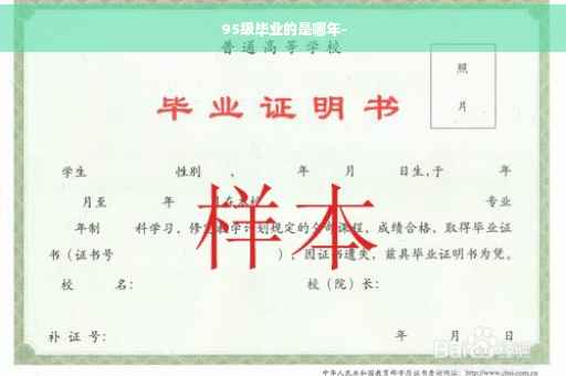 95级毕业的是哪年-