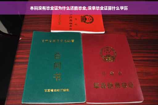 本科没有毕业证为什么还能毕业,没拿毕业证算什么学历