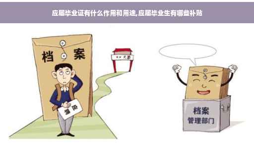 应届毕业证有什么作用和用途,应届毕业生有哪些补贴