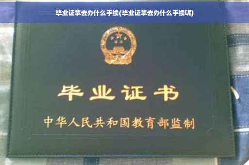 毕业证拿去办什么手续(毕业证拿去办什么手续呢)