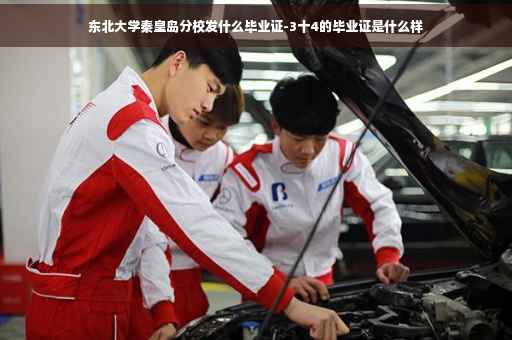 东北大学秦皇岛分校发什么毕业证-3十4的毕业证是什么样