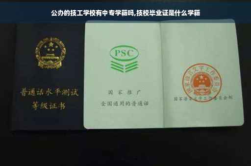 公办的技工学校有中专学籍吗,技校毕业证是什么学籍