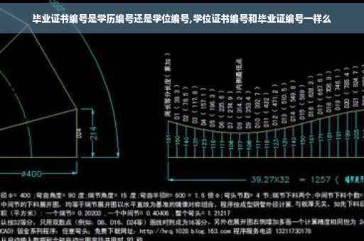 毕业证书编号是学历编号还是学位编号,学位证书编号和毕业证编号一样么