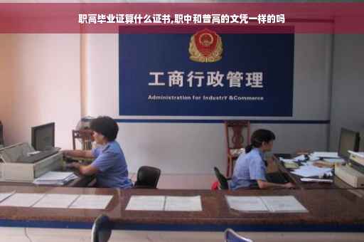 职高毕业证算什么证书,职中和普高的文凭一样的吗