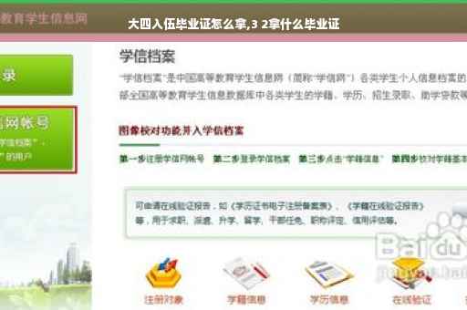 大四入伍毕业证怎么拿,3 2拿什么毕业证