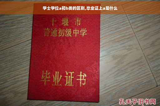 学士学位a和b类的区别,毕业证上a是什么