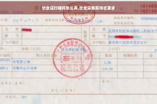 毕业证扫描件怎么弄,毕业采集照格式要求